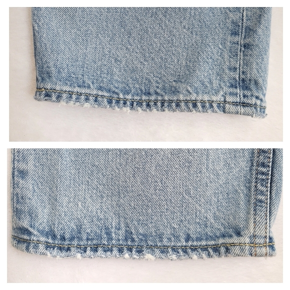 Moussy Vintage Teaneck Straight Leg Jeans Size 26 Ripped Knee - Picture 15 of 16